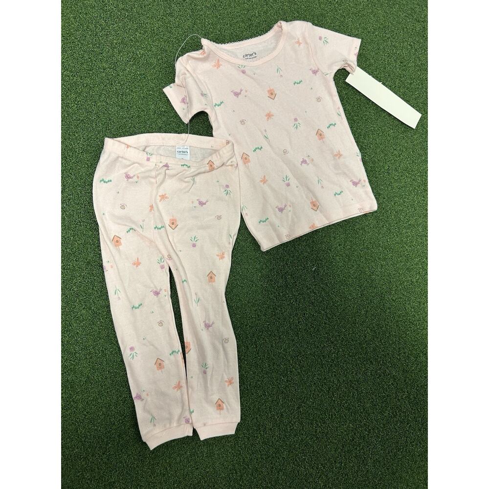 Carter's Just One You Toddler Girls 2T Long Sleeve Comfy Soft Pajama Set